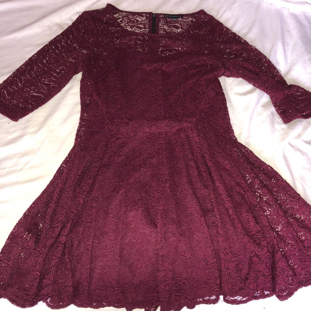 Cranberry/Maroon cocktail dress!